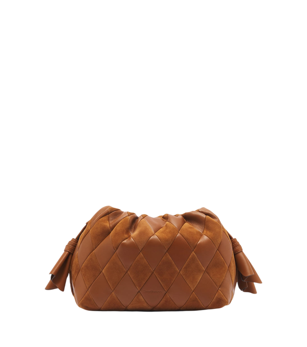 Clutch mediano de cuero y ante Cloud 91 de Zimmermann