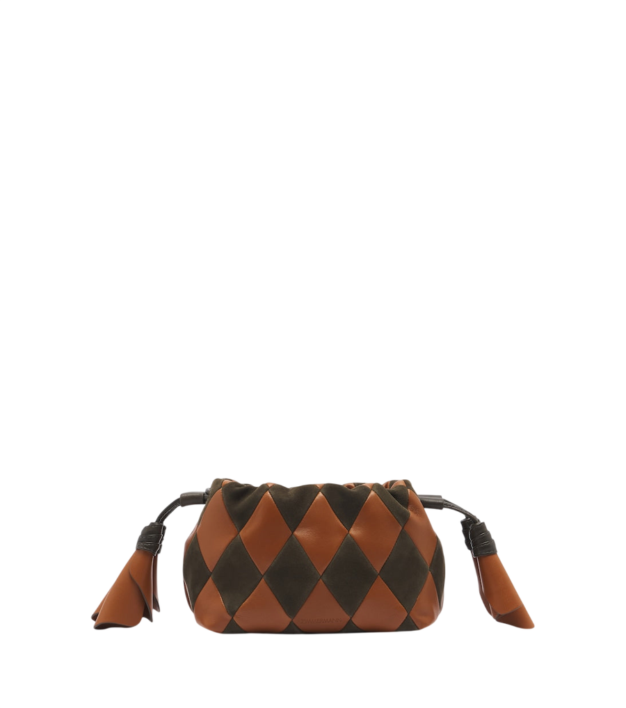 Pochette Zimmermann Cloud 91 Small en cuir et daim