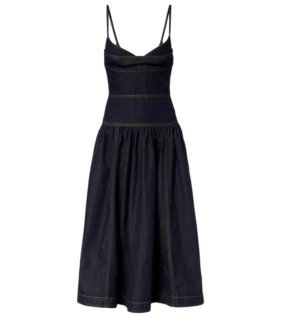 Vestido midi de mezclilla Zimmermann