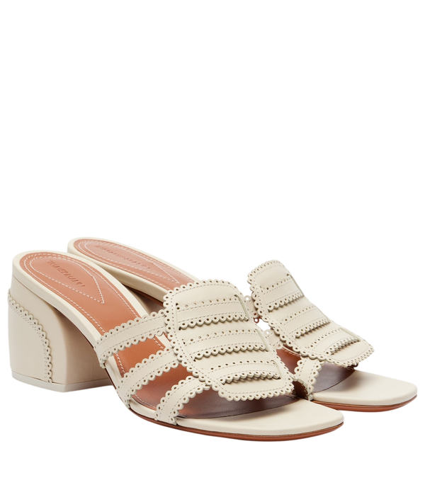 Zimmermann Goldie 65 leather mules