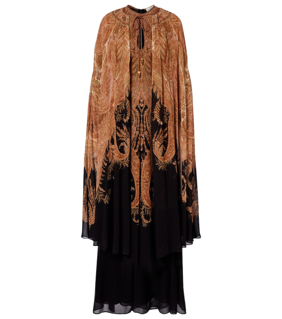 Robe longue à cape Hypnotic de Zimmermann