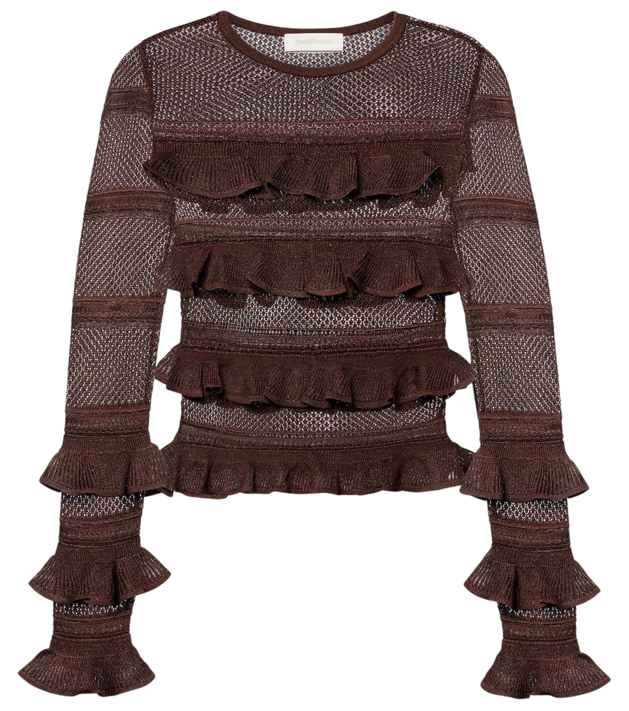 Zimmermann Hypnotic ruffled top