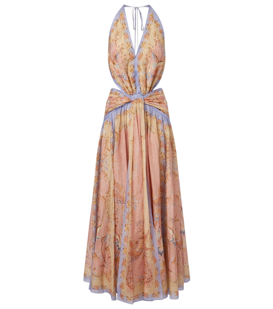 Zimmermann Indra cotton and silk-blend maxi dress