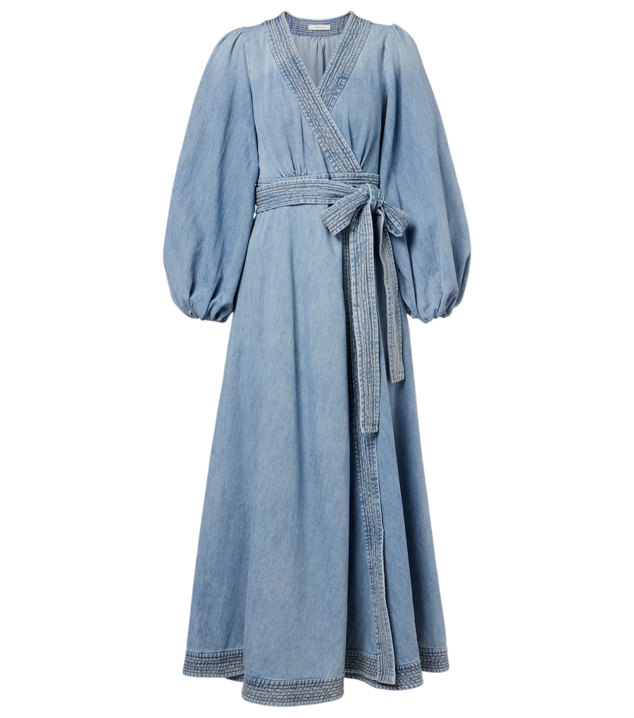 Robe portefeuille en jean Indra de Zimmermann