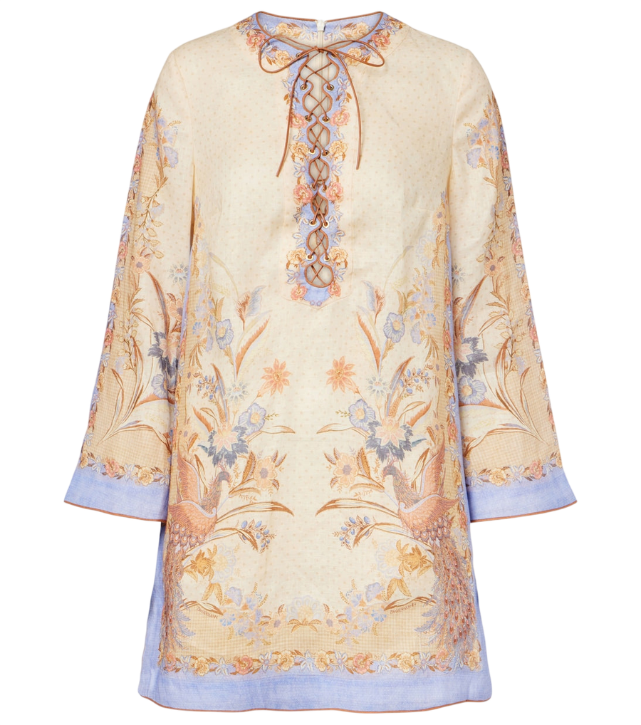 Zimmermann Indra floral linen tunic