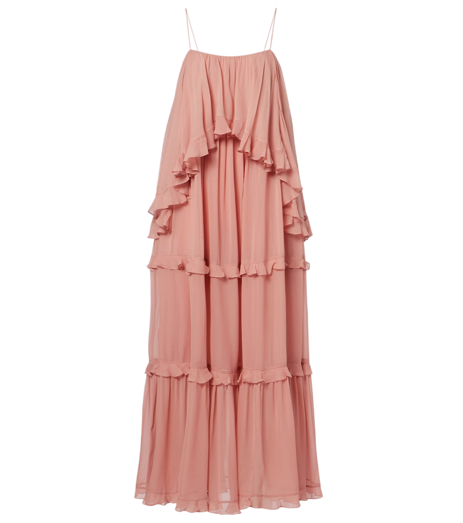Maxivestido escalonado con volantes Luna de Zimmermann