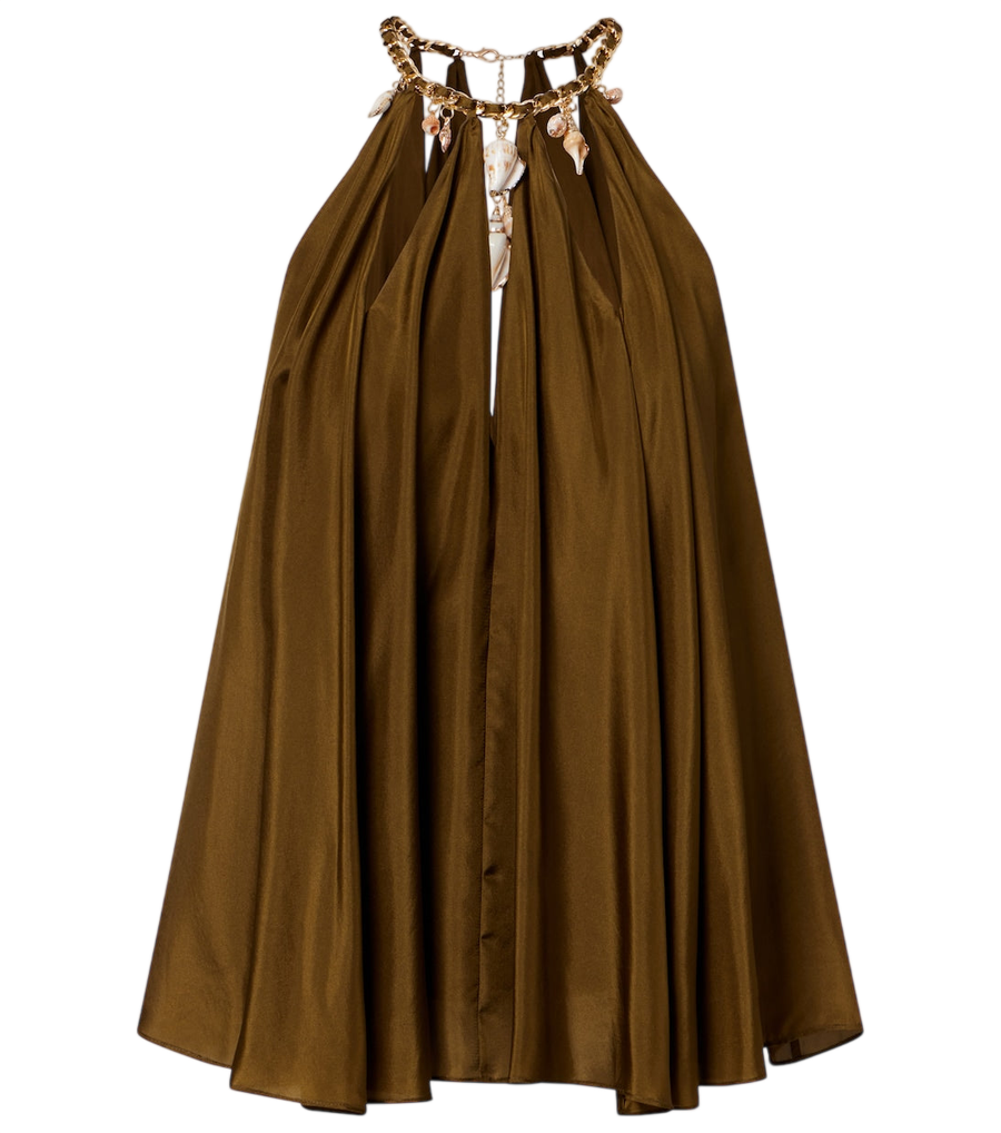 Zimmermann Mahon embellished silk top