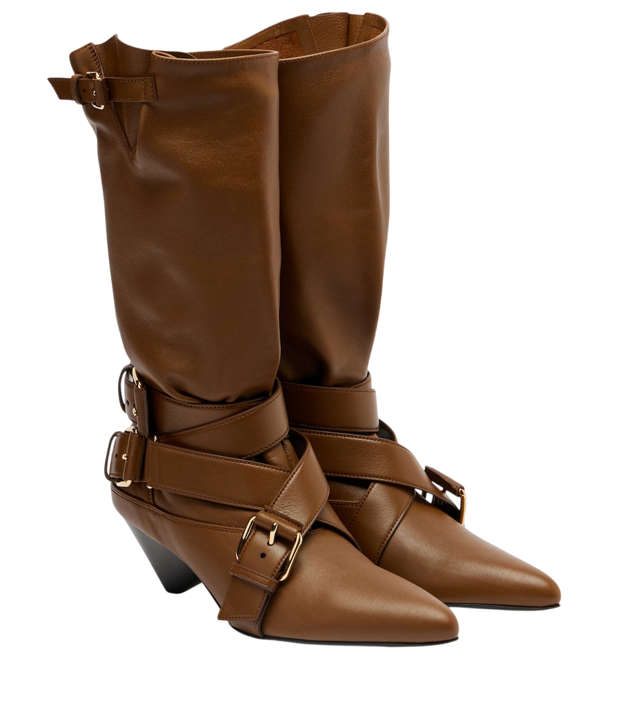 Zimmermann Orla 50 leather knee-high boots