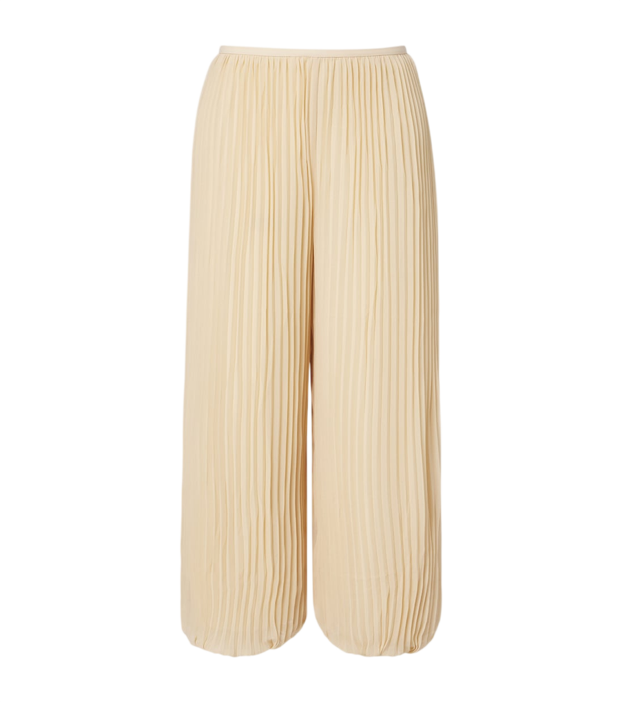 Zimmermann Pleated chiffon balloon pants