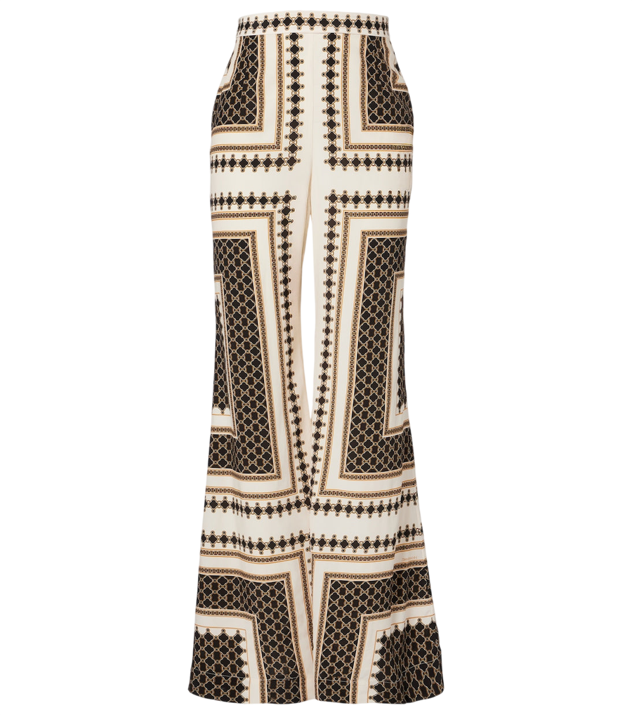 Zimmermann Printed wide-leg pants