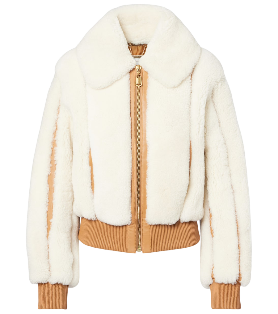 Zimmermann Story shearling bomber jacket