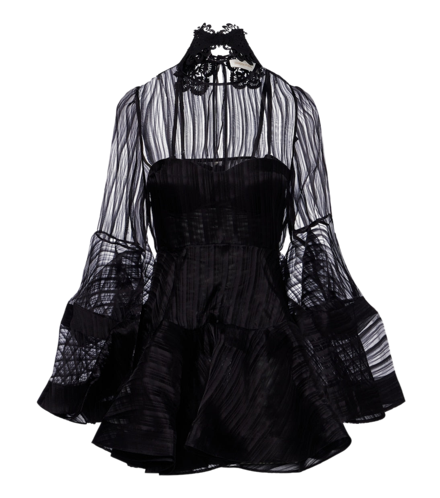 Minirobe en organza de soie Valiant Lantern Zimmermann