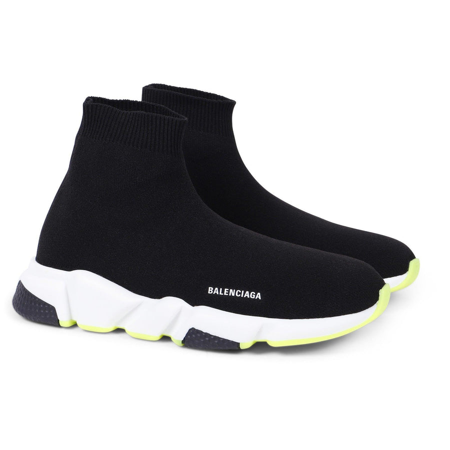 Boy & Girl  BALENCIAGA Black Knit Sock Sneakers