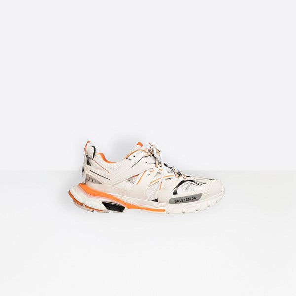 Men Balenciaga Track Sneaker in White/Orange