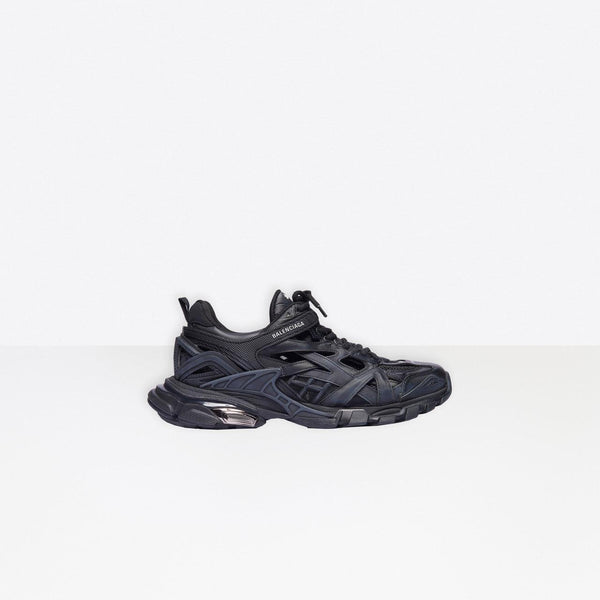 Men Balenciaga Track.2 Sneaker in Black Neoprene