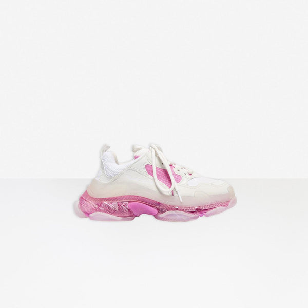 WOMEN BALENCIAGA TRIPLE S CLEAR SOLE SNEAKER