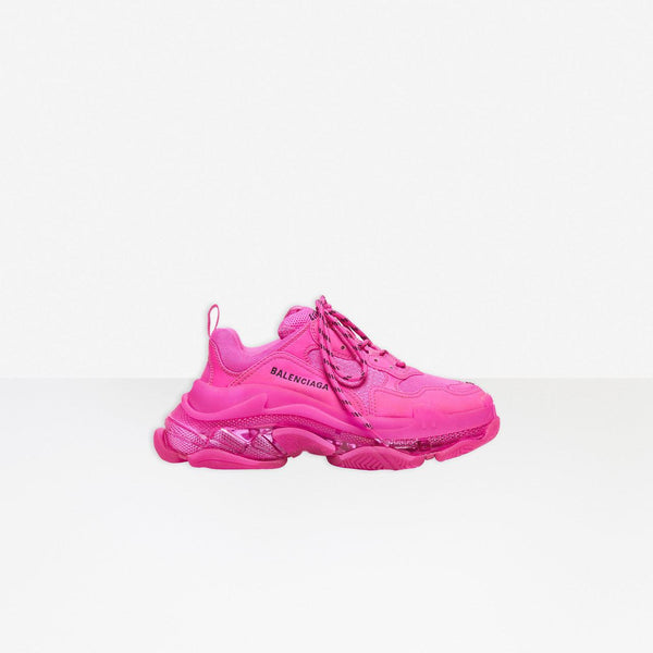 WOMEN BALENCIAGA TRIPLE S CLEAR SOLE SNEAKER