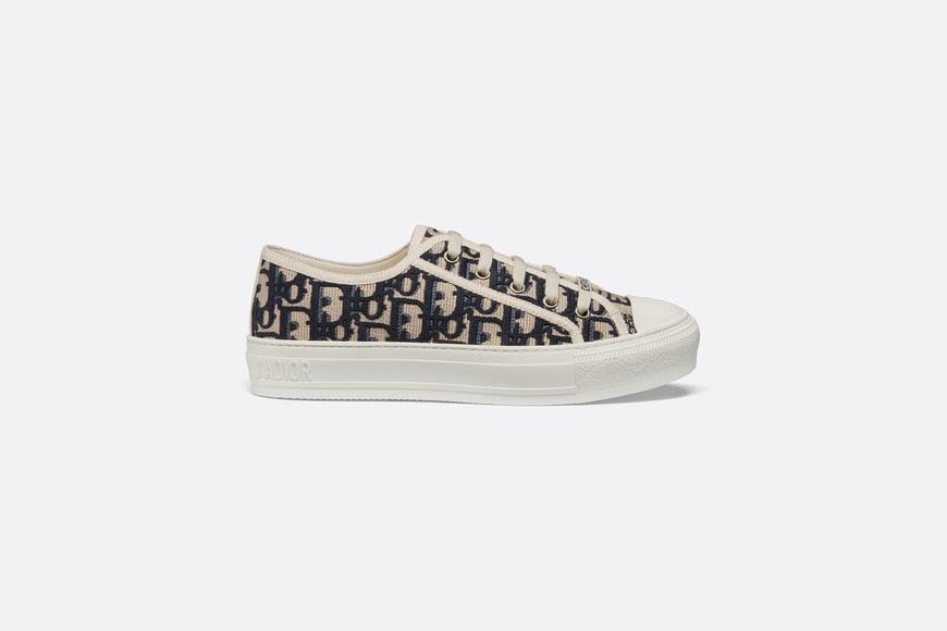 WOMEN DIOR WALK'N'DIOR SNEAKER IN OBLIQUE EMBROIDERED CANVAS