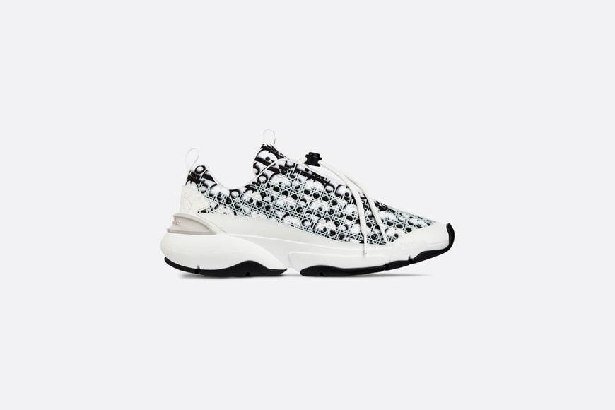 MEN WHITE DIOR OBLIQUE "B24" SNEAKER WITH 'CANNAGE' MOTIF