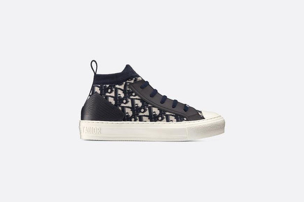 WOMEN Dior WALK'N'DIOR TECHNICAL KNIT OBLIQUE MID-TOP SNEAKER