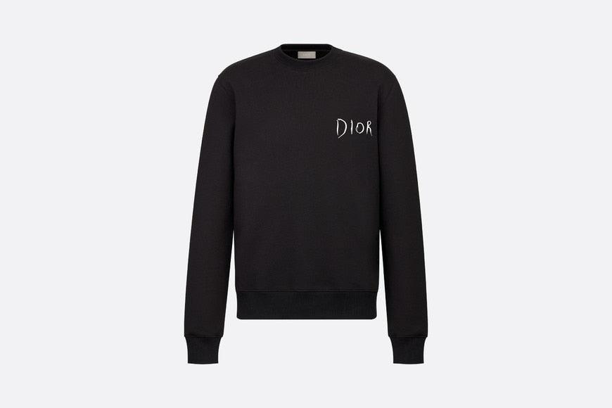 SWEAT-SHIRT EN COTON DIOR HOMME, BRODERIE DIOR ET RAYMOND PETTIBON