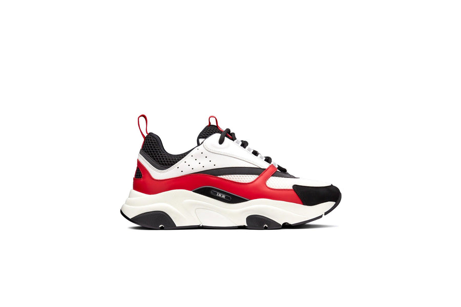 Baskets Dior b22 Blanc &amp; rouge