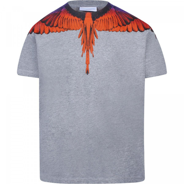 Camiseta Niño MARCELO BURLON Alas Multicolor en Gris