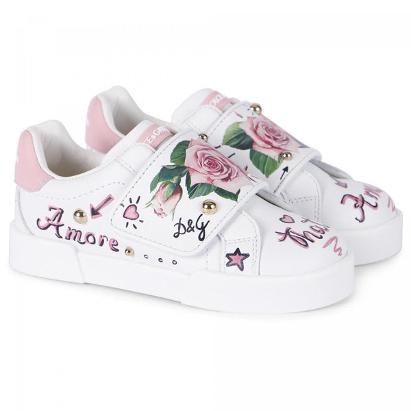 Zapatillas Niña DOLCE &amp; GABBANA That's Amore en Blanco