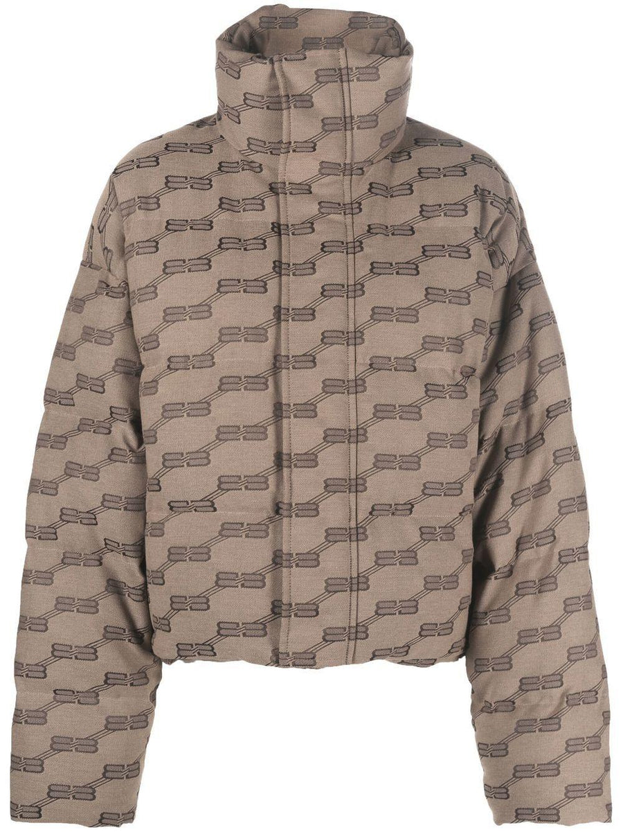 Balenciaga chaqueta acolchada con monograma BB