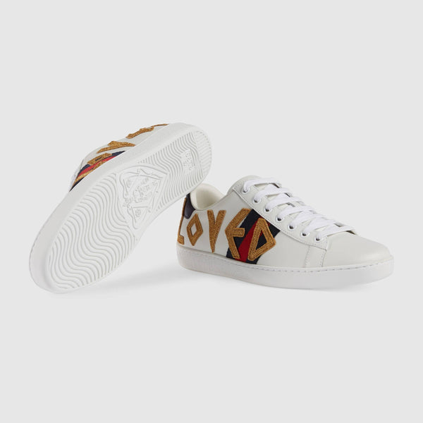 Baskets brodées Gucci Ace Femme
