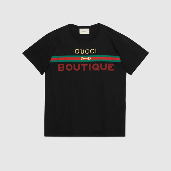 T-shirt oversize imprimé Gucci Boutique Homme