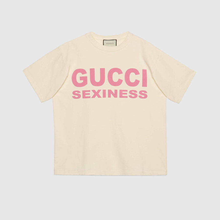 T-shirt oversize imprimé Gucci Sexiness Homme