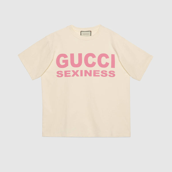 T-shirt oversize imprimé Gucci Sexiness Homme