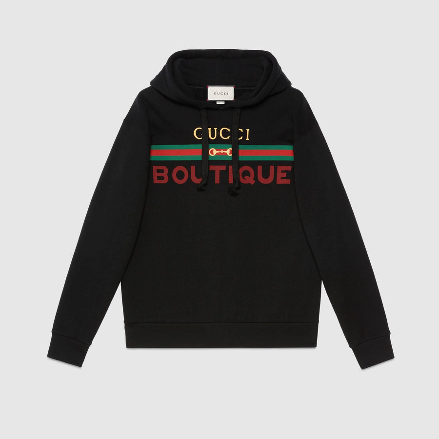 Men Gucci Boutique print sweatshirt