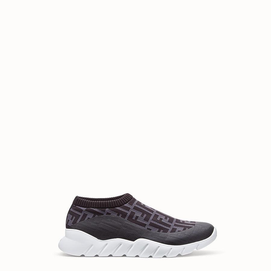 Men Fendi Sneakers Low-tops in gray tech fabric