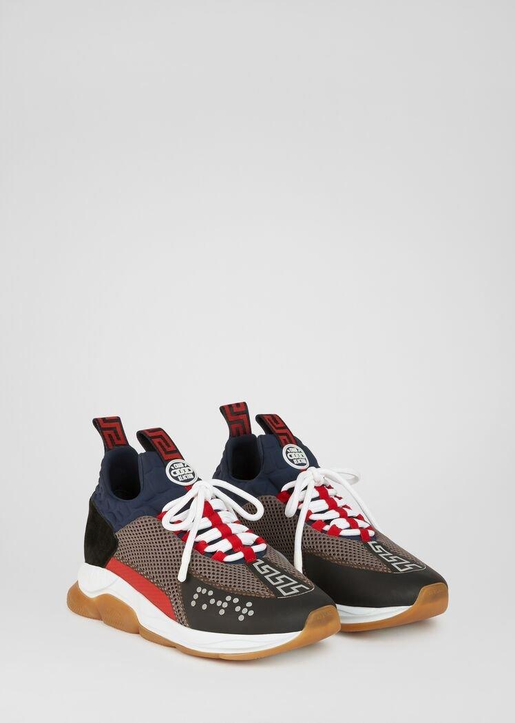MEN VERSACE CROSS CHAINER SNEAKERS