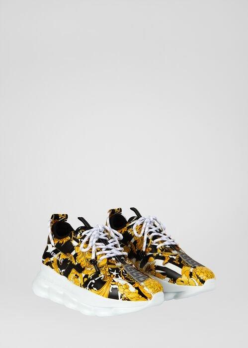 BASKETS VERSACE SAVAGE BAROCCO CHAIN ​​REACTION 2 HOMME