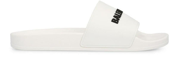 BALENCIAGA Pool Slide Rubb. Logo