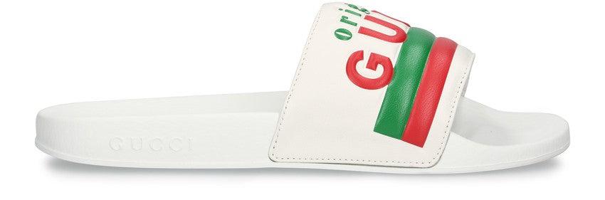 Chanclas con logo de GUCCI