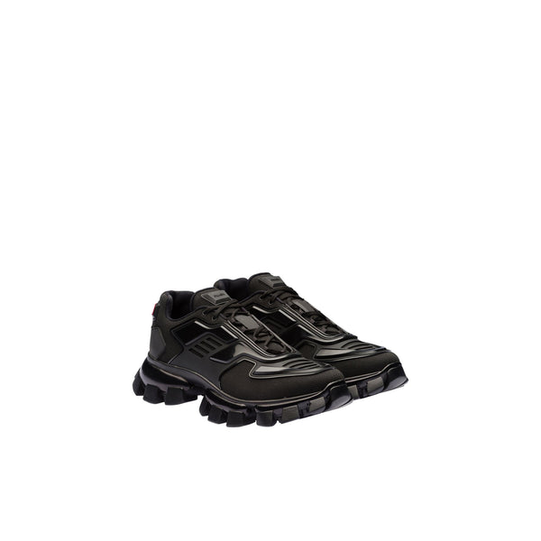 Hombre Prada Zapatillas Cloudbust Thunder de punto Negro