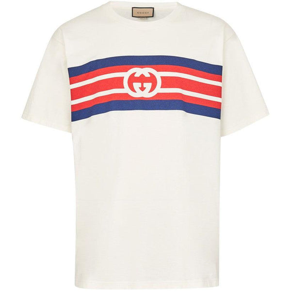 GUCCI Camiseta estampada Corte extragrande