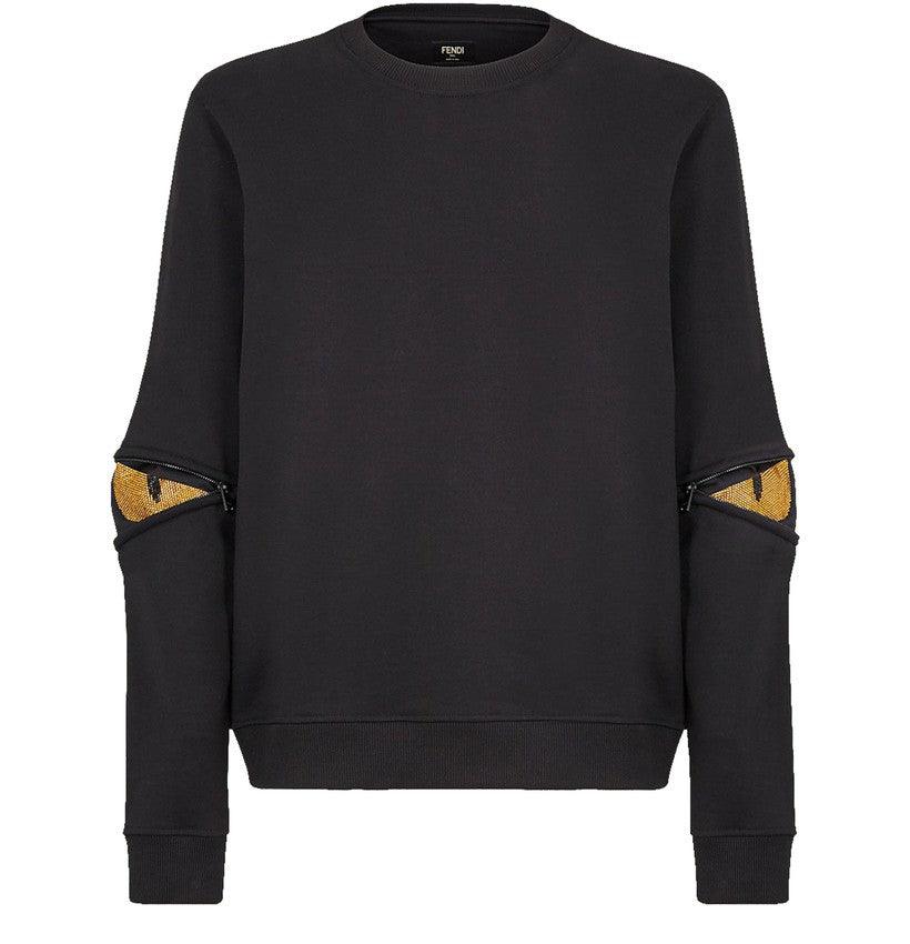 FENDI Sudadera de punto negro