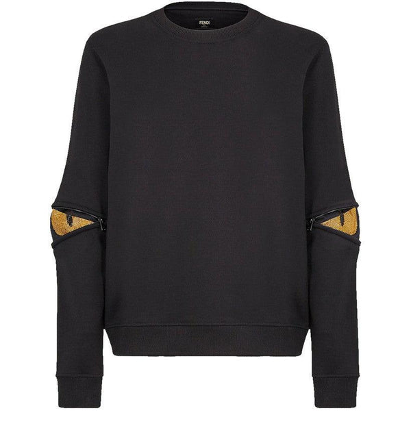 FENDI Sudadera de punto negro