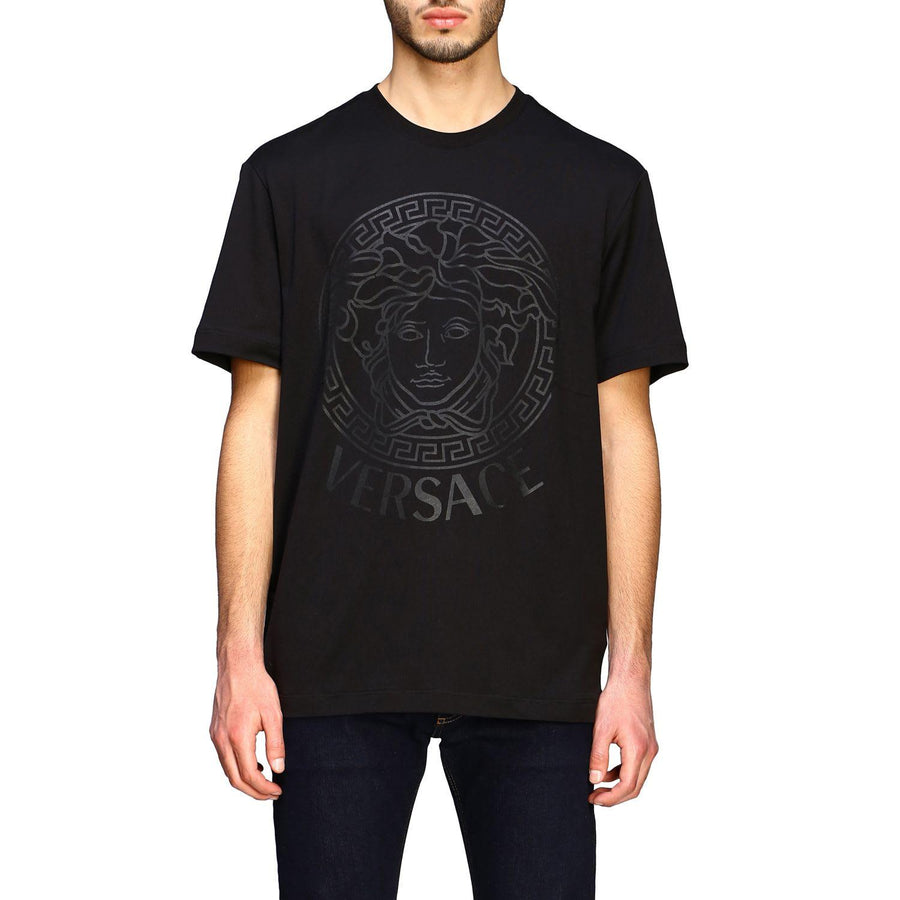VERSACE T-SHIRT VERSACE T-SHIRT À MANCHES COURTES AVEC GROSSE TÊTE DE MÉDUSE