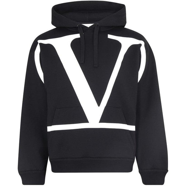 VALENTINO Sudadera con capucha y logo V
