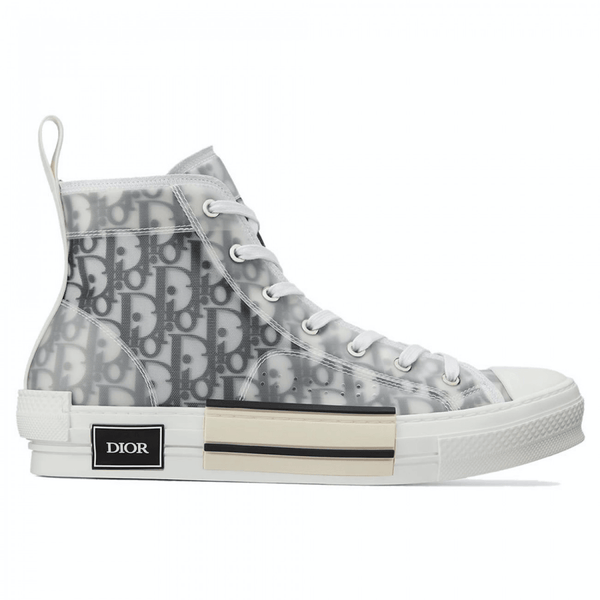 DIOR B23 HIGH-TOP SNEAKERS IN DIOR OBLIQUE