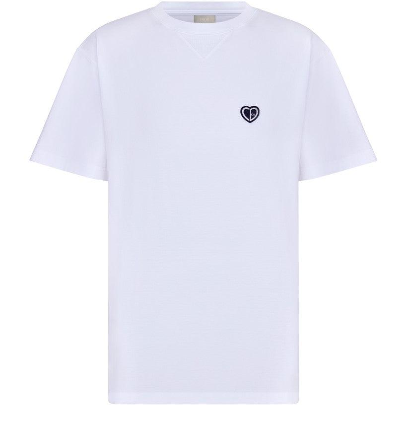 DIOR T-shirt oversize avec patch « CD Heart »