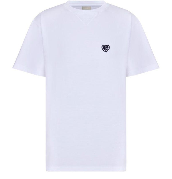 DIOR Oversized T-Shirt with 'CD Heart' Patch