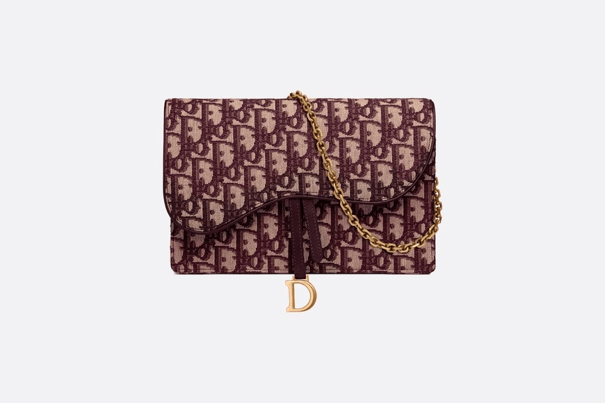 DIOR OBLIQUE SADDLE CLUTCH