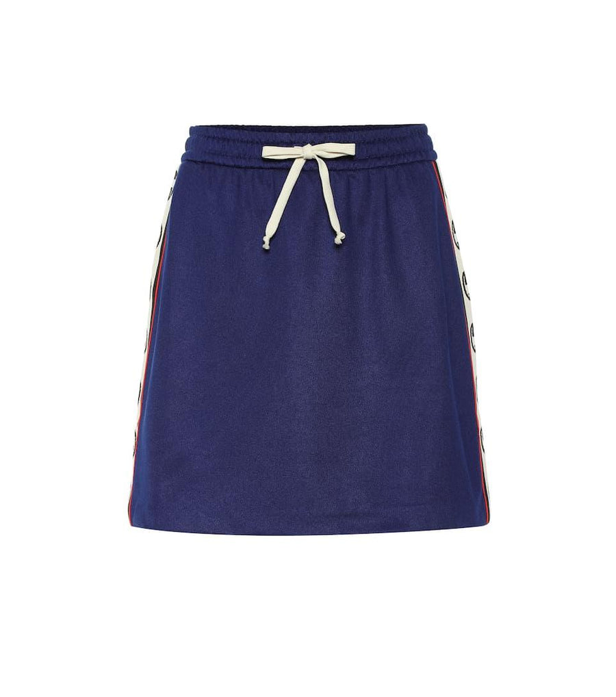 Jupe à bande logo GUCCI Femme